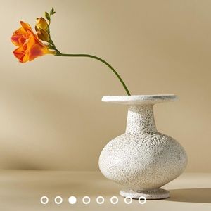 New Anthropologie Bianco Bud Vase. Color: white.